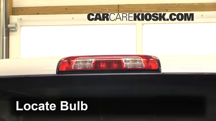 2015 chevy silverado 3rd brake light bulb replacement